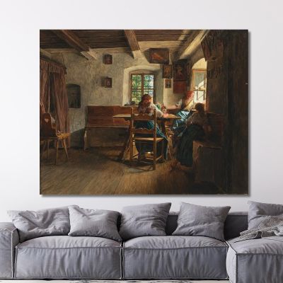 L'Adieu Ferdinand Georg Waldmüller, fgw28 tableau impression sur toile