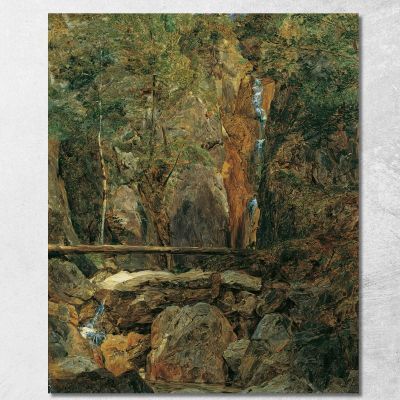 La Gola Del Rettenbach Presso Ischl Ferdinand Georg Waldmüller fgw42 quadro stampa su tela
