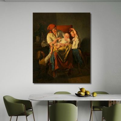 Mother'S Joy Ferdinand Georg Waldmüller, fgw82 canvas print