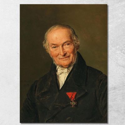 Ritratto Di Franz Benoit Ferdinand Georg Waldmüller fgw87 quadro stampa su tela