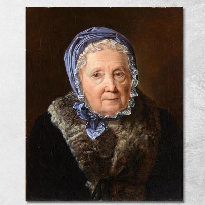 Rosina Wieser All'Età Di 83 Anni Ferdinand Georg Waldmüller fgw97 quadro stampa su tela