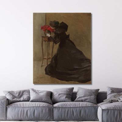 Bronzenes Schälchen John White Alexander, jwa3 drucken auf leinwand
