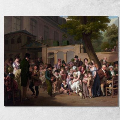 Ingresso Al Jardin Turc Louis Léopold Boilly llb6 quadro stampa su tela
