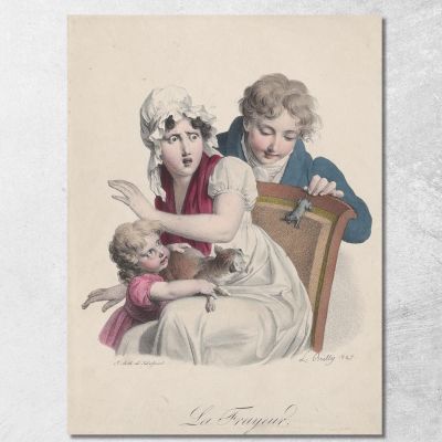 Paura Louis Léopold Boilly llb7 quadro stampa su tela