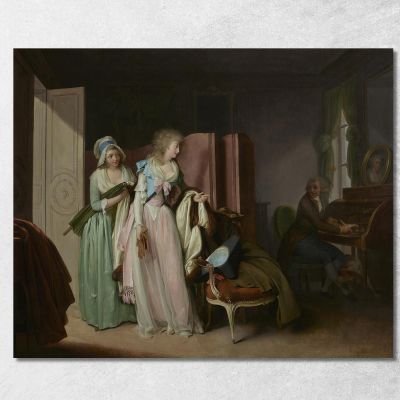 La Visita Ricambiata Louis Léopold Boilly llb13 quadro stampa su tela