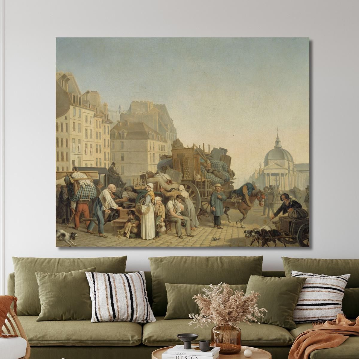 Il Trasloco Louis Léopold Boilly llb17 quadro stampa su tela
