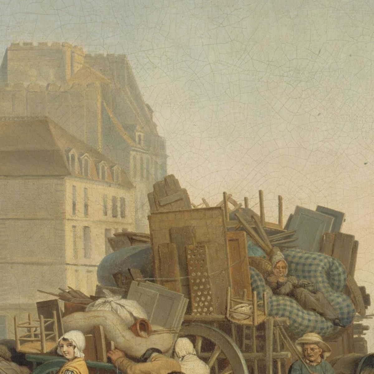Il Trasloco Louis Léopold Boilly llb17 quadro stampa su tela