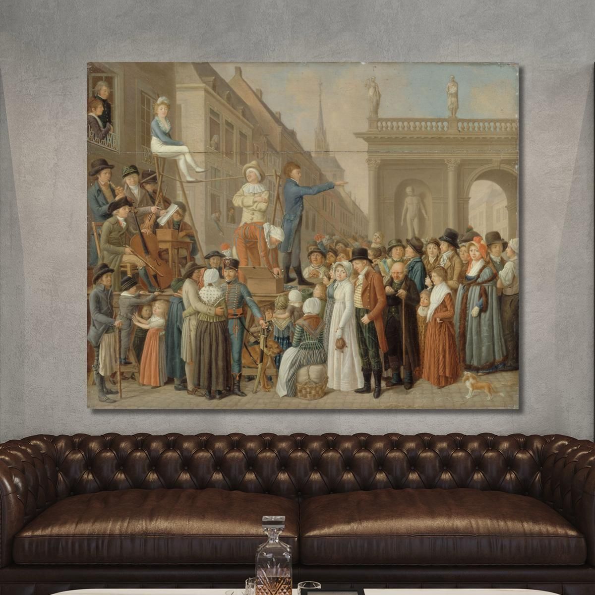 Il Palco Louis Léopold Boilly llb21 quadro stampa su tela