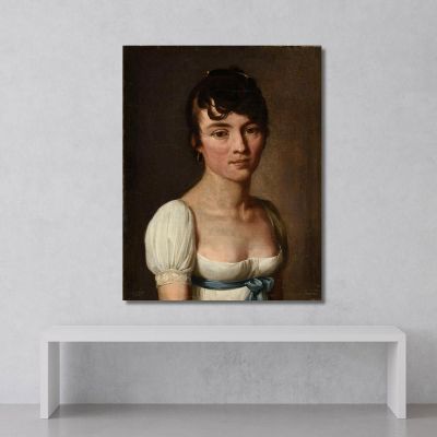 Porträt Einer Unbekannten Frau Louis Léopold Boilly, llb25 drucken auf leinwand