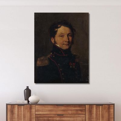 Ritratto Detto Del Capitano Jules Raulin Louis Léopold Boilly llb31 quadro stampa su tela