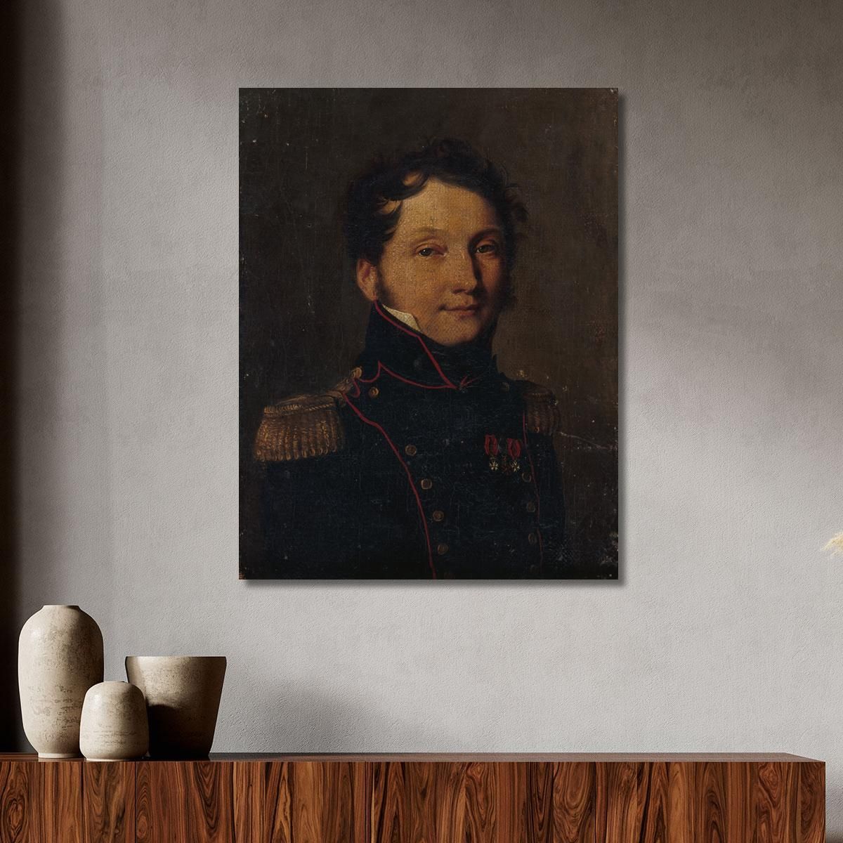 Ritratto Detto Del Capitano Jules Raulin Louis Léopold Boilly llb31 quadro stampa su tela