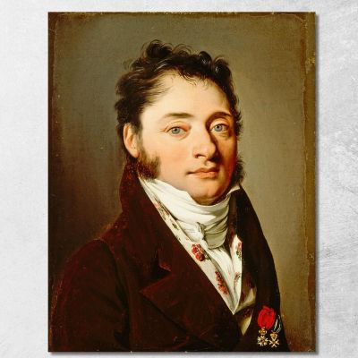 Ritratto Di Un Gentiluomo Louis Léopold Boilly llb37 quadro stampa su tela