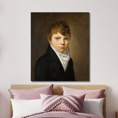 Retrato De Un Niño Pequeño Louis Léopold Boilly, llb43 cuadro en lienzo