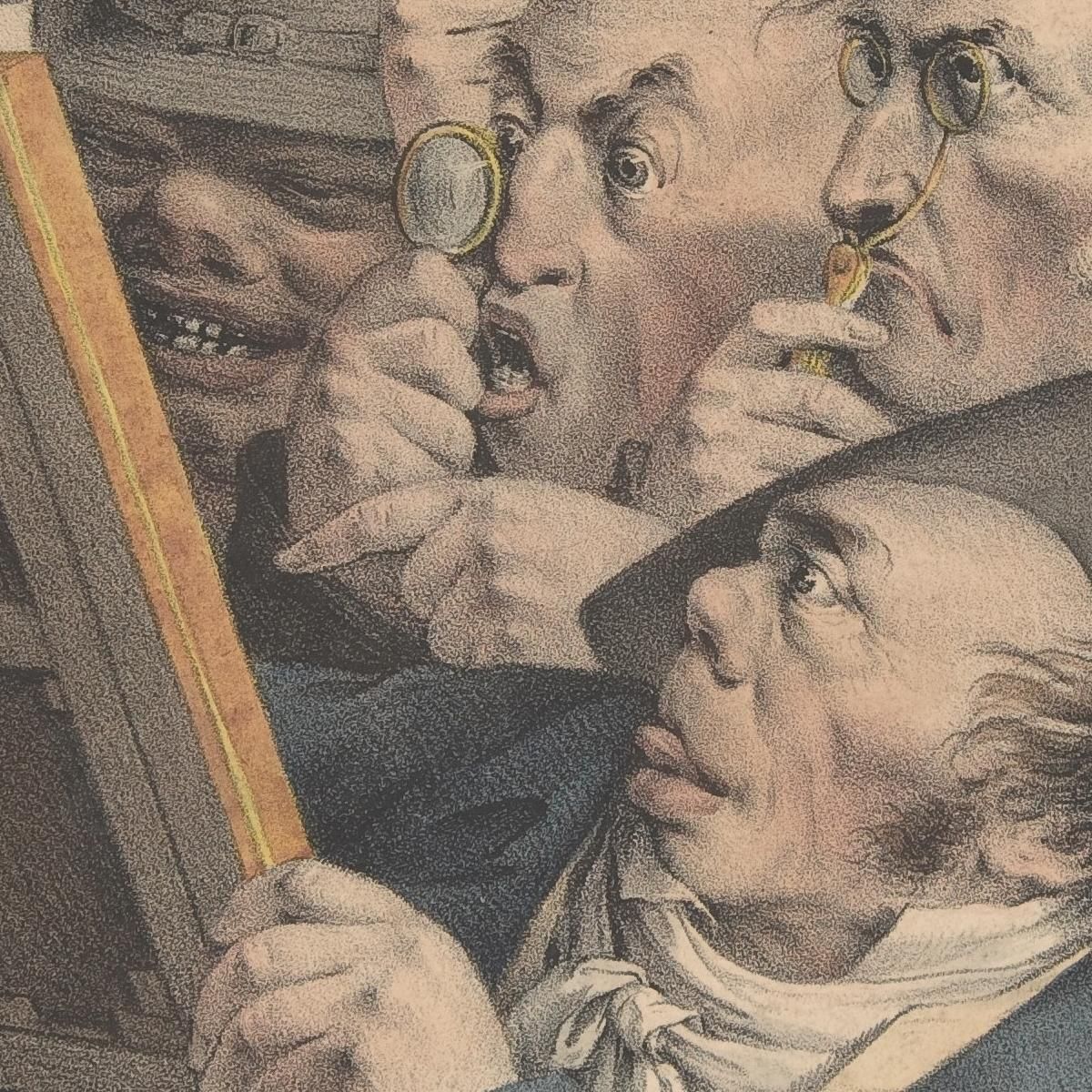 I Conoscitori D'Arte Louis Léopold Boilly llb49 quadro stampa su tela