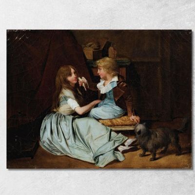 La Colomba Prediletta Louis Léopold Boilly llb52 quadro stampa su tela