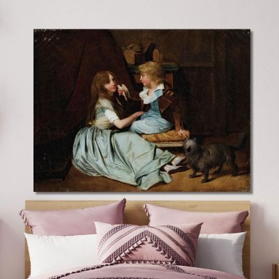 La Paloma Querida Louis Léopold Boilly, llb52 cuadro en lienzo