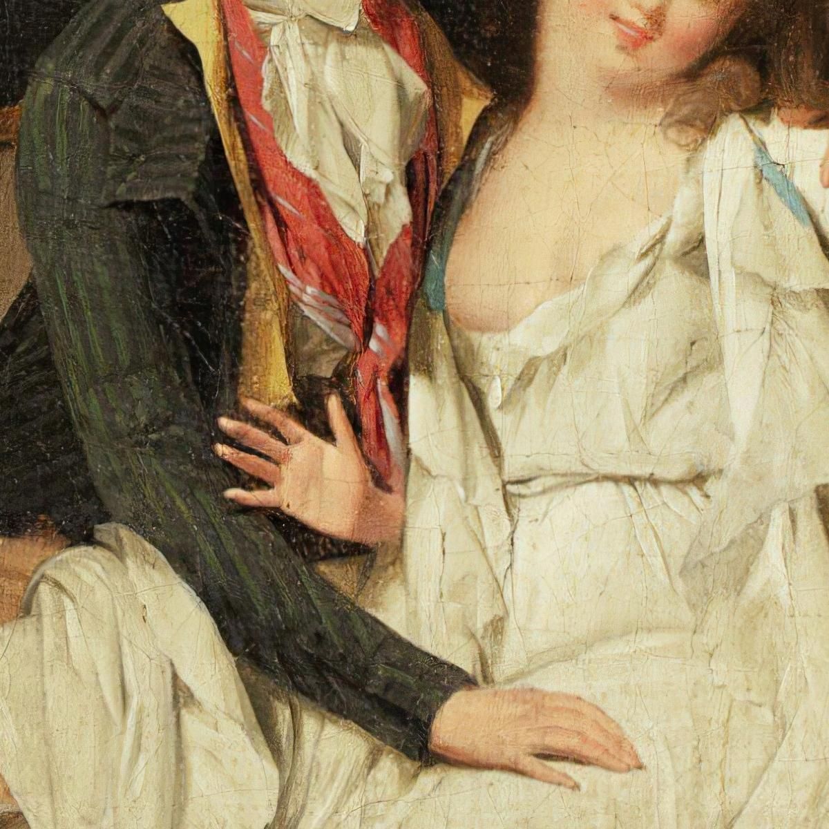 La Lezione Dell'Unione Coniugale Louis Léopold Boilly llb57 quadro stampa su tela