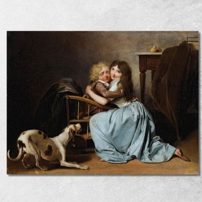 La Paura Infondata Louis Léopold Boilly llb65 quadro stampa su tela
