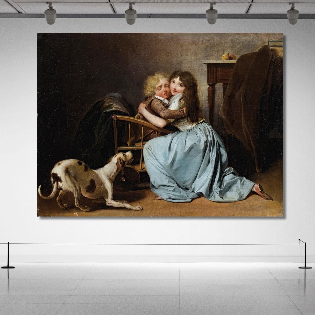 La Paura Infondata Louis Léopold Boilly llb65 quadro stampa su tela