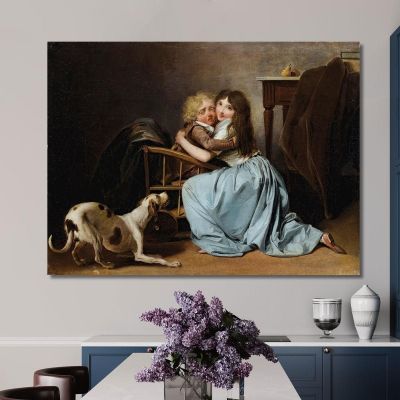 La Paura Infondata Louis Léopold Boilly llb65 quadro stampa su tela