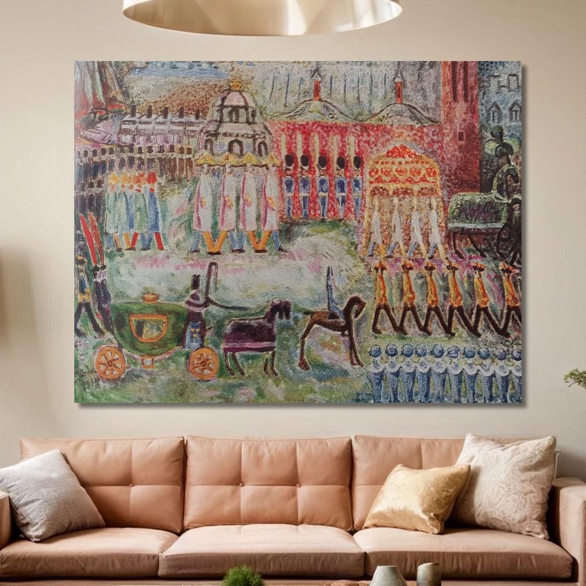 Paysage Urbain Nils Dardel ndr42 tableau impression sur toile 