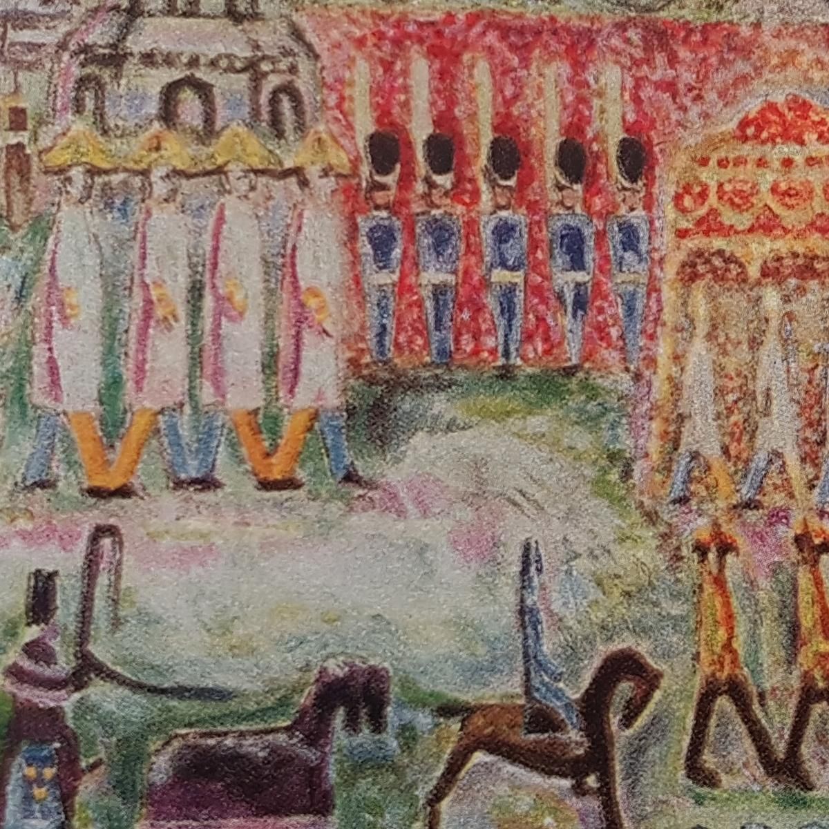 Paysage Urbain Nils Dardel ndr42 tableau impression sur toile