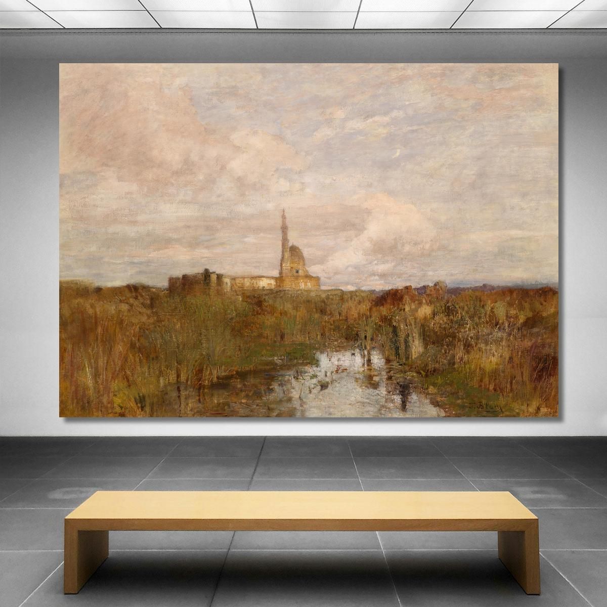 Palazzo Egizio – Esposizione Universale 1873 Vienna Tina Blau tbl68 quadro stampa su tela
