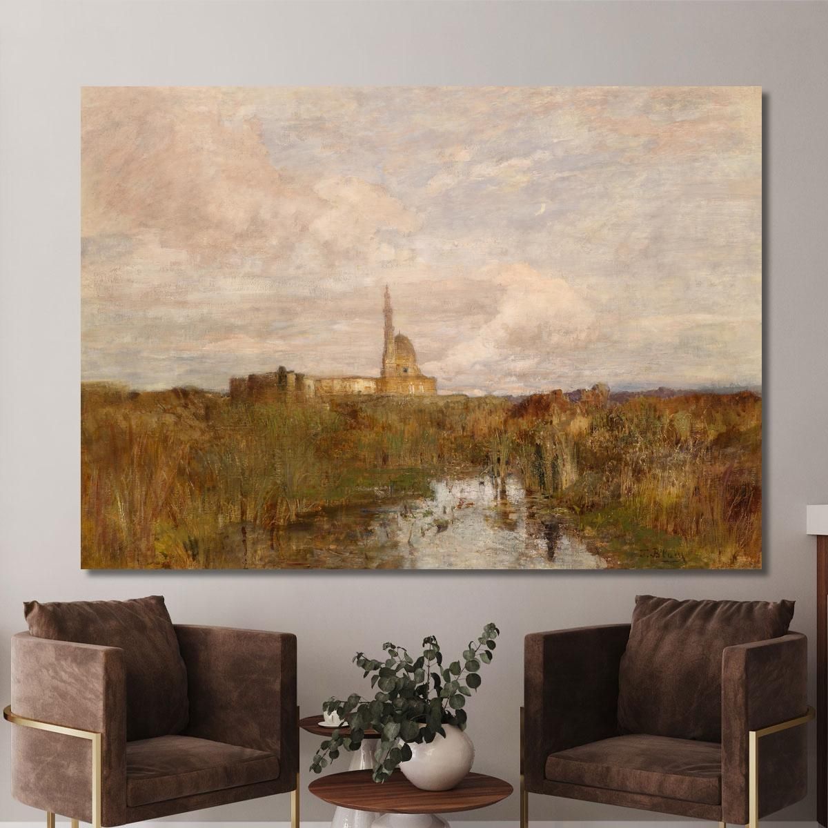 Palazzo Egizio – Esposizione Universale 1873 Vienna Tina Blau tbl68 quadro stampa su tela