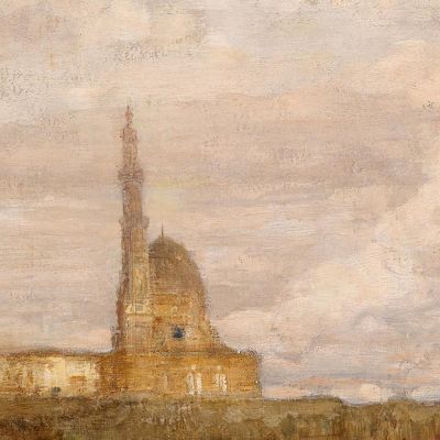 Palazzo Egizio – Esposizione Universale 1873 Vienna Tina Blau tbl68 quadro stampa su tela