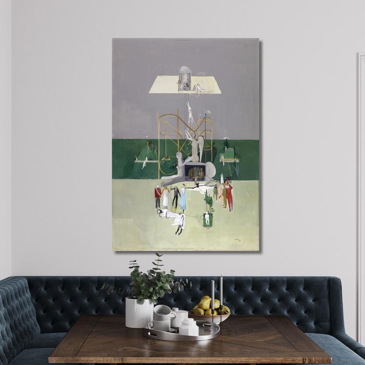 Vita Walter Kurt Wiemken wkw12 quadro stampa su tela