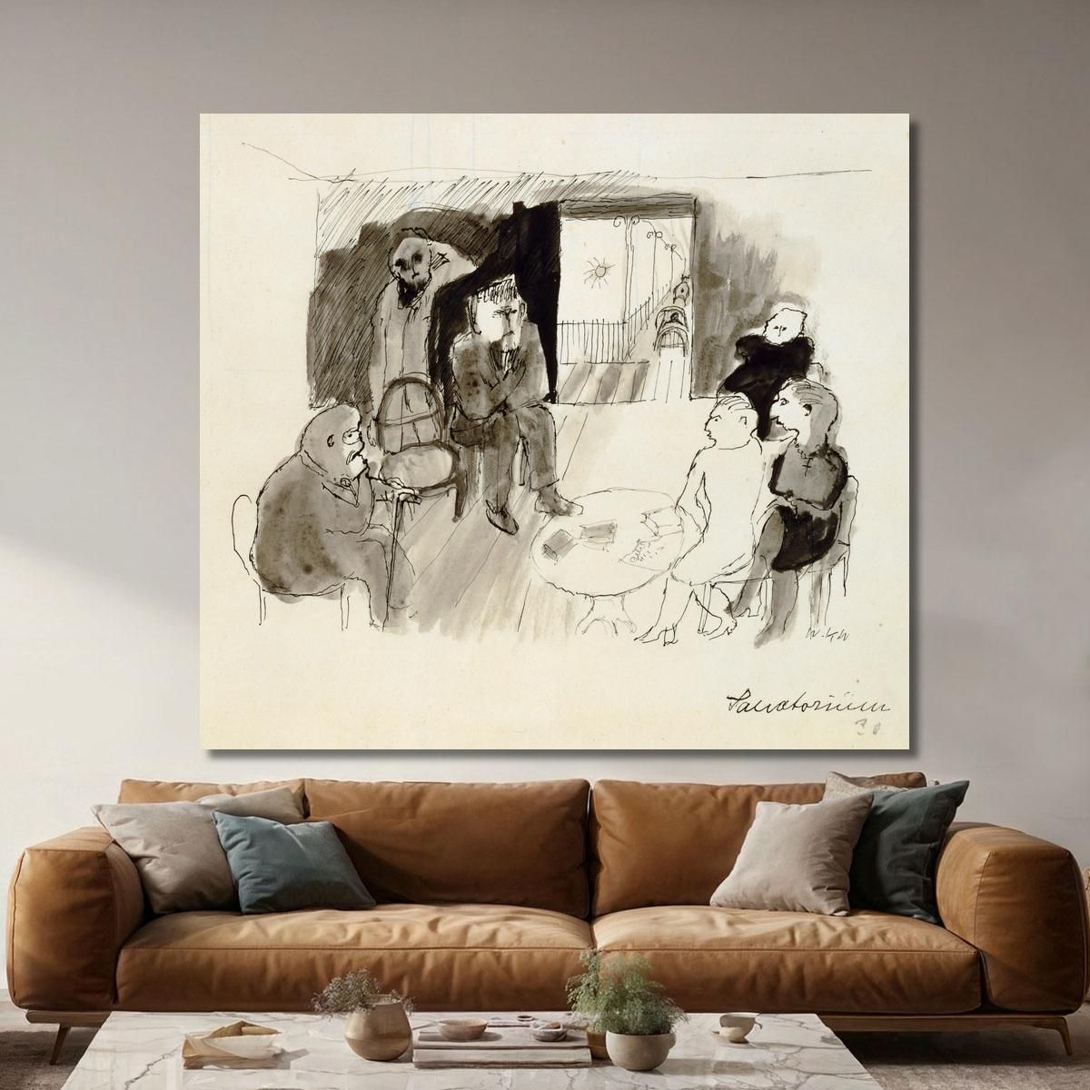 Sanatorio Walter Kurt Wiemken wkw15 quadro stampa su tela