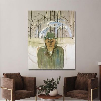 Autoritratto Walter Kurt Wiemken wkw16 quadro stampa su tela