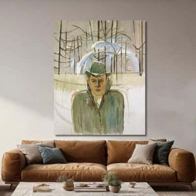 Autoritratto Walter Kurt Wiemken wkw16 quadro stampa su tela