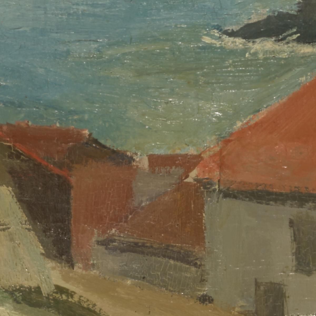 Vista Dal Forte Miradou A Collioure Walter Kurt Wiemken wkw19 quadro stampa su tela