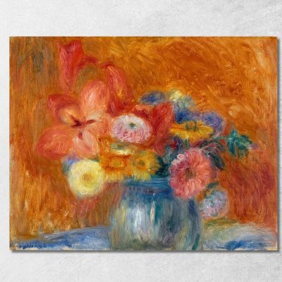 Ciotola Verde Di Fiori William James Glackens wjg23 quadro stampa su tela
