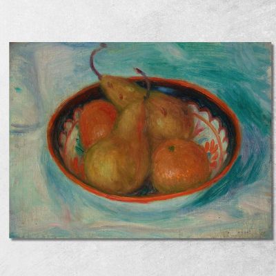 Pere E Arance In Una Ciotola William James Glackens wjg33 quadro stampa su tela