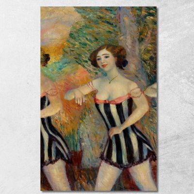 Balletto Del Pony William James Glackens wjg34 quadro stampa su tela