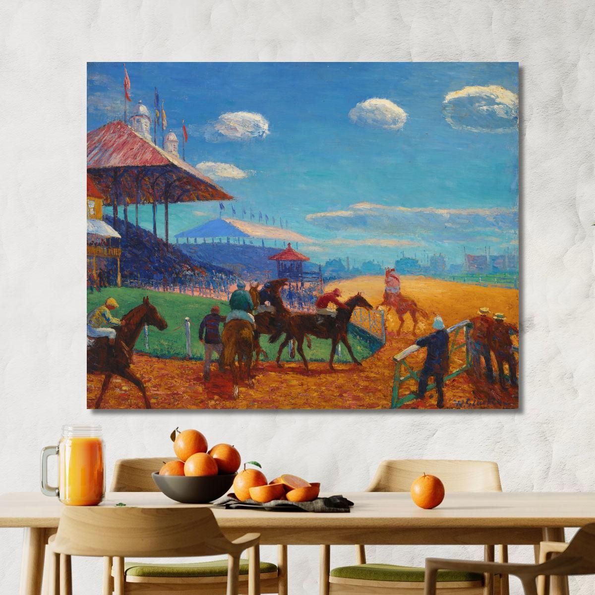 Ippodromo William James Glackens wjg36 quadro stampa su tela