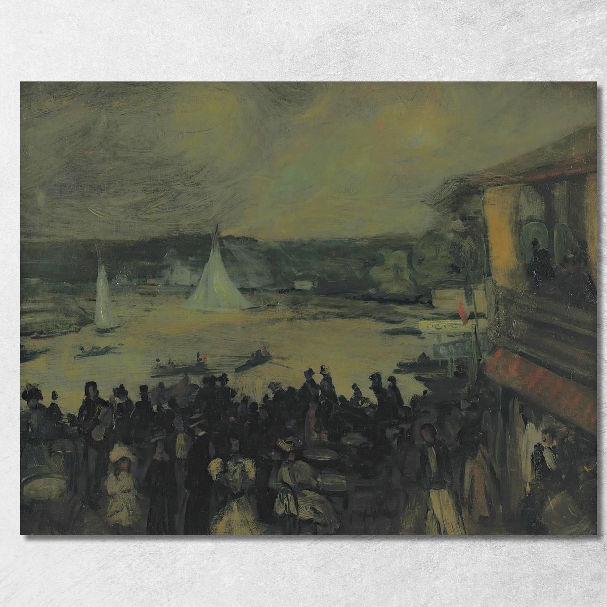 Barche A Vela – Parigi William James Glackens wjg39 quadro stampa su tela Barche A Vela – Parigi William James Glackens wjg39 quadro stampa su tela