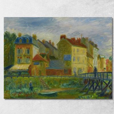 Samois-Sur-Seine William James Glackens wjg40 quadro stampa su tela