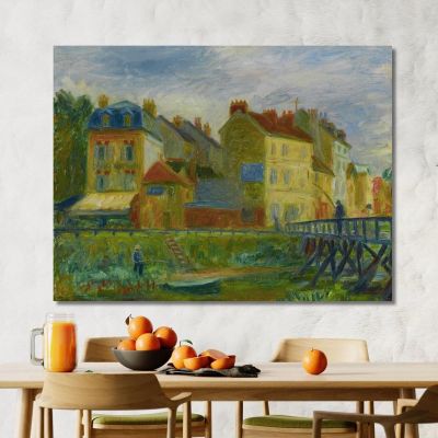 Samois-Sur-Seine William James Glackens wjg40 quadro stampa su tela
