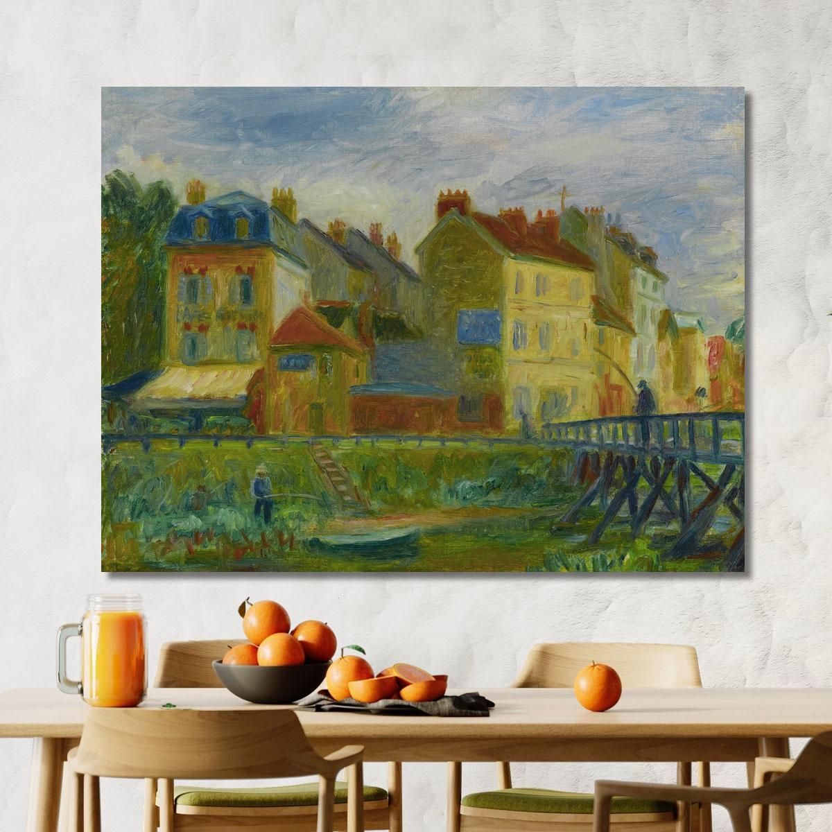 Samois-Sur-Seine William James Glackens wjg40 quadro stampa su tela