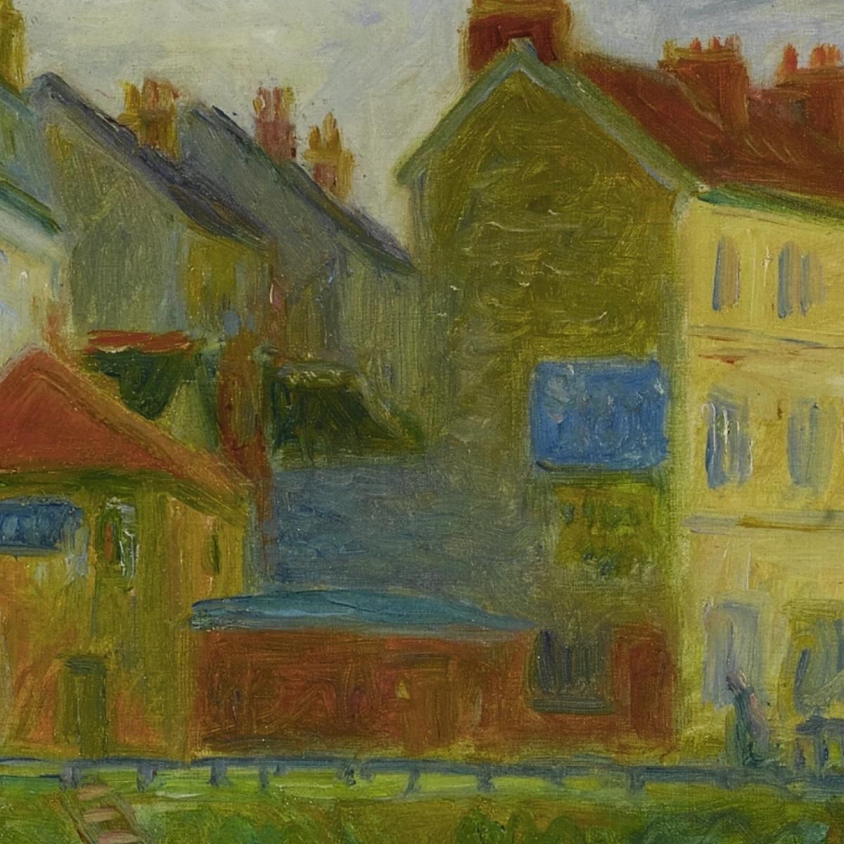 Samois-Sur-Seine William James Glackens wjg40 quadro stampa su tela