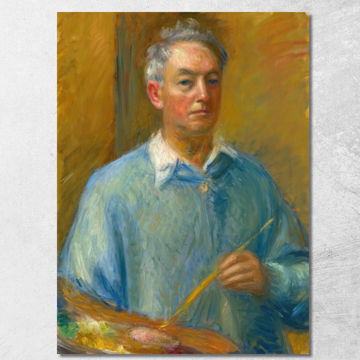 Autoritratto William James Glackens wjg44 quadro stampa su tela Autoritratto William James Glackens wjg44 quadro stampa su tela