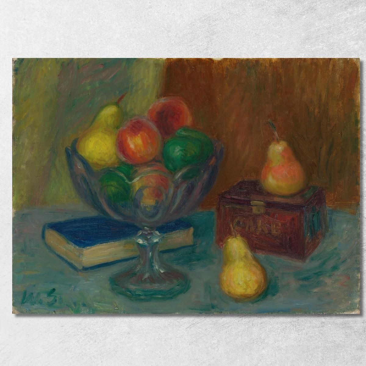 Natura Morta Con Scatola Giapponese William James Glackens wjg46 quadro stampa su tela Natura Morta Con Scatola Giapponese William James Glackens wjg46 quadro stampa su tela