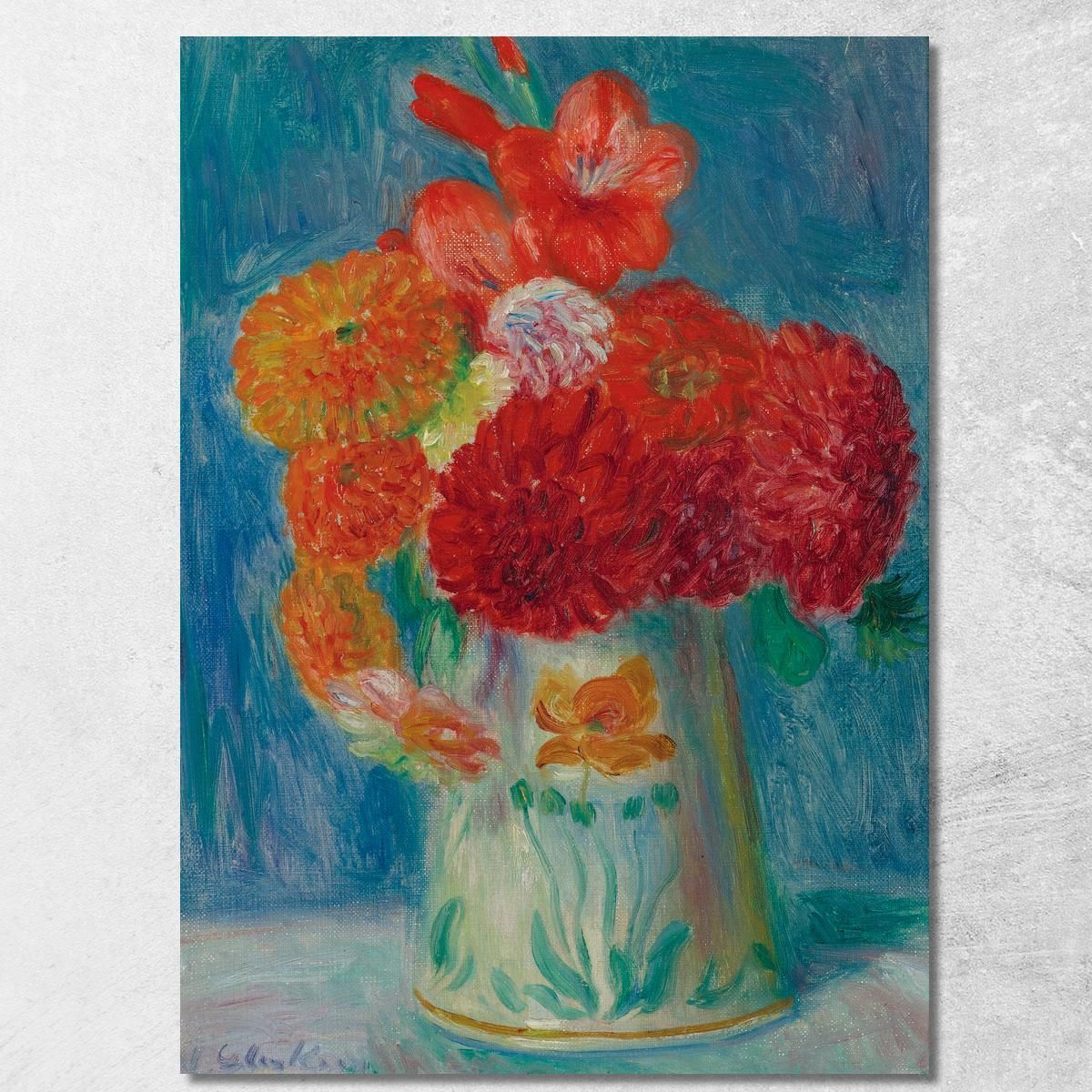 Natura Morta Con Gigli William James Glackens wjg47 quadro stampa su tela Natura Morta Con Gigli William James Glackens wjg47 quadro stampa su tela