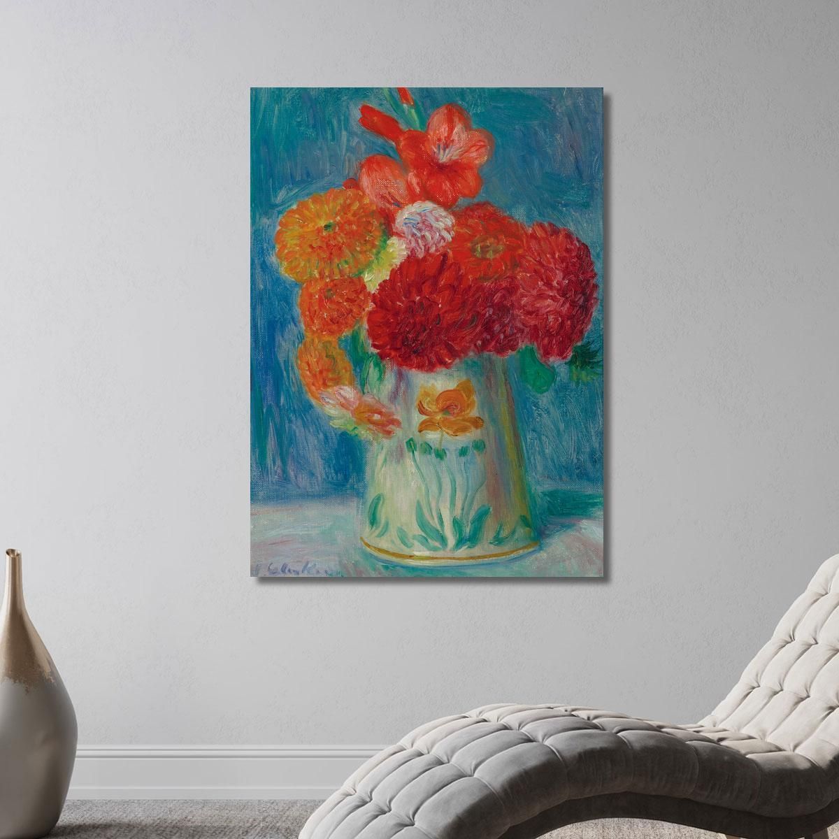 Natura Morta Con Gigli William James Glackens wjg47 quadro stampa su tela