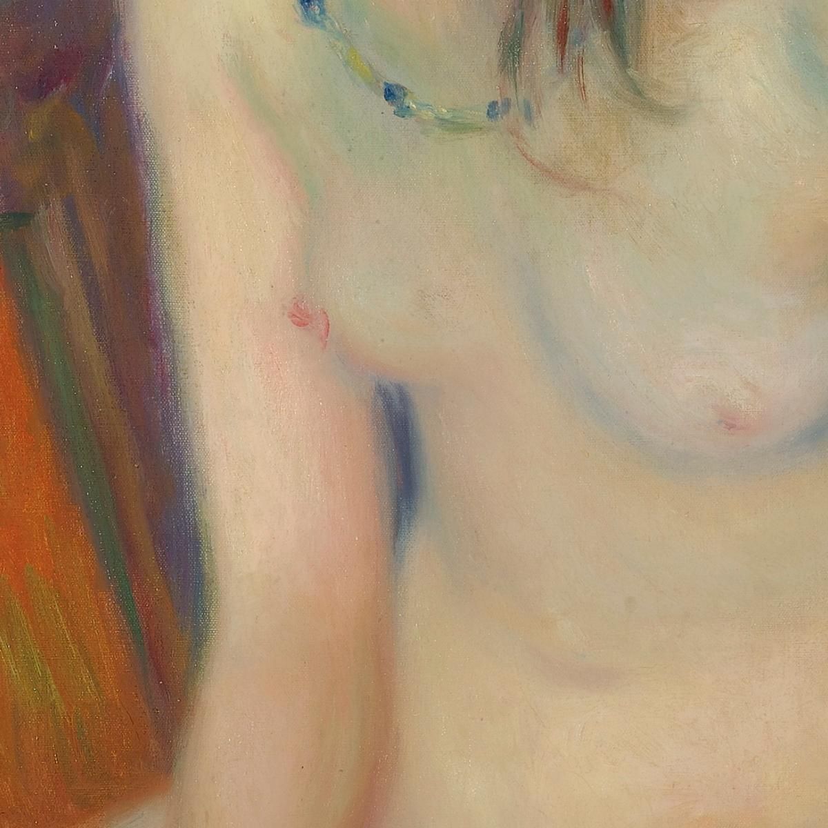 Medaglia D'Oro Del Tempio – Nudo William James Glackens wjg51 quadro stampa su tela