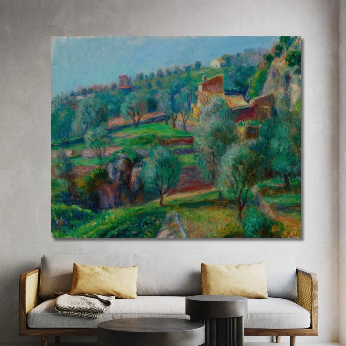 Terrazze Nel Sud Della Francia William James Glackens wjg52 quadro stampa su tela