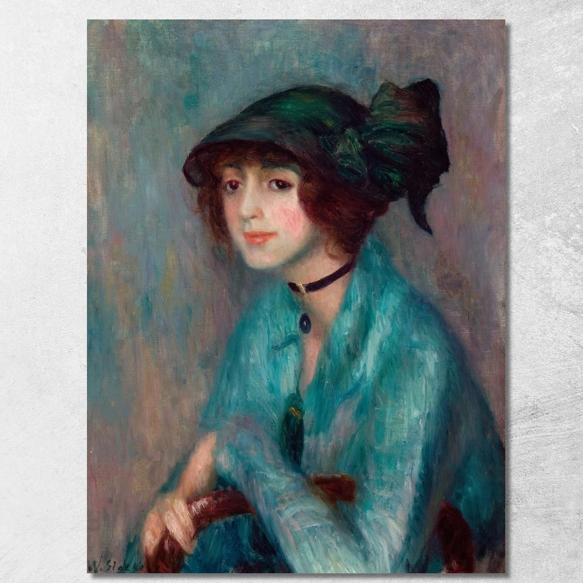 La Bruna William James Glackens wjg55 quadro stampa su tela La Bruna William James Glackens wjg55 quadro stampa su tela